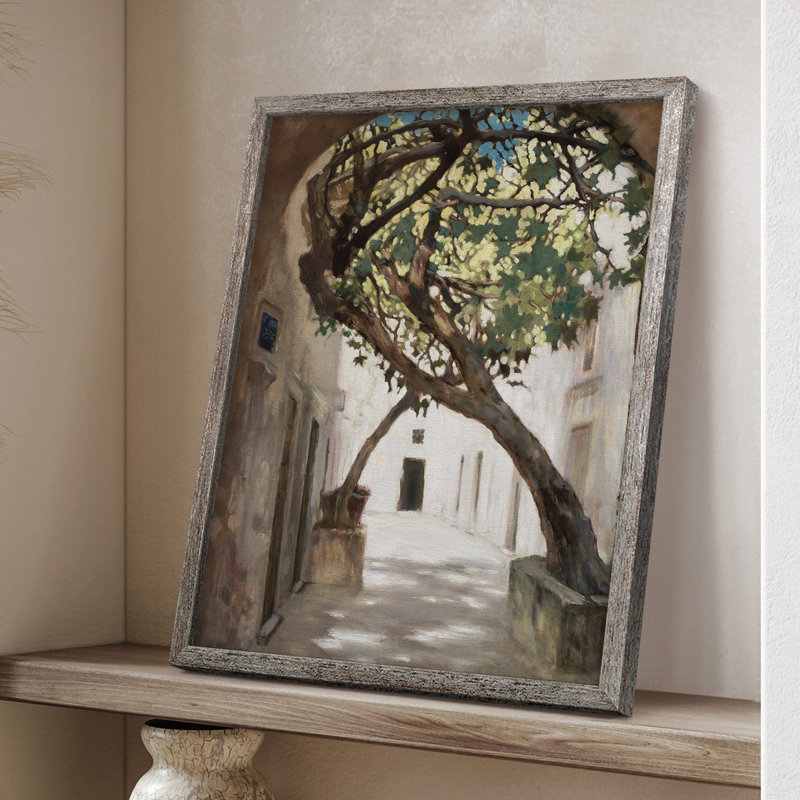 Winston Porter Vintage Landscape CXLI Framed Print - Solid Wood